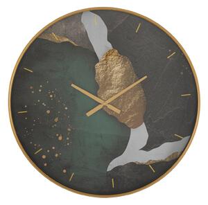 Orologio da Muro Art Ø80x5,5 cm in Ferro MDF e Vetro Multicolor