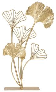 Scultura Leaf 26x11,5x44,5 cm in Ferro Oro