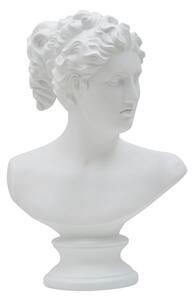 Scultura Roman Woman 21,5x14,5x34 cm in Poliresina Bianco