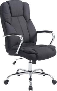 Sedia direzionale - Sedia da ufficio - Seduta ergonomica regolabile in altezza, estremamente robusta | Colore: Nero
