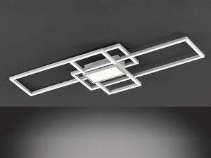 Plafoniera LED dimmerabile tramite interruttore Argento Larghezza 104 cm Zona d'ingresso Corridoio