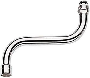 Rubinetto per lavello - Cucina o bagno - Riparazione tubature - Design flessibile - 150 mm - Argento