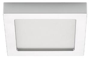 Prios Plafoniera LED Alette, argento, 22,7 cm, 24 W, dimmerabile