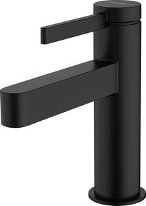 Rubinetto per fontana, solo acqua fredda - Piccolo rubinetto - Funzionamento igienico - Tecnologia EcoSmart a risparmio idrico - Altezza del beccuccio: 92 mm - Finitura opaca nera