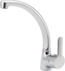 Rubinetto da cucina - Rubinetto per lavello - Accessori per cucina - Bocchetta ad arco alto - 40H centimetro - Cromo