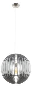 Lampada a sospensione, a globo, design a lamelle, 50 cm, OLMERO