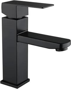 Rubinetto per lavello da cucina - Rubinetto per bagno - Miscelatore - Funzionamento igienico - Valvola in Vetroceramica - Misura standard - Nero