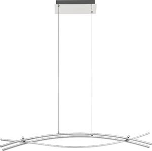 Lampada a sospensione LED cromo bianco Nevado