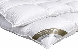 Letto Hofmann con bordi alti 8 cm, piumino invernale, 6x7, 200x220, 100% piumino nuovo