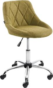 Sgabello da lavoro ergonomico - Sedia da ufficio - Seduta confortevole con schienale, regolabile in altezza