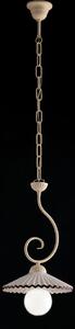 Lampadario Rustico Country Chic Decape Con Ceramica Vietrese 1 Luce Lybra