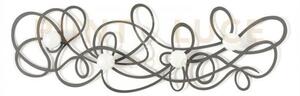 Appendiabiti da muro di design doodle fango