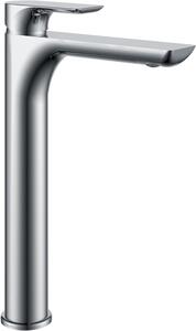 Rubinetto per lavabo alto - Rubinetto per lavabo - Arredamento bagno - Ottone massiccio - 1,96 kg - Cromo