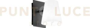 Applique a parete cult nera in metallo 1 luce attacco e14 11xh12cm