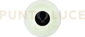 Applique a parete led morse verde in vetro 8w 800lm cct 2700 e 3500