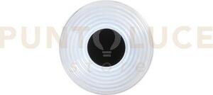 Applique a parete led morse blu in vetro 8w 800lm cct 2700 e 3500k 