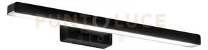 Applique da specchio led lancer nera in metallo 4000k 1110lm 10w 4