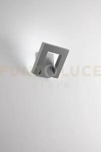 Applique in alluminio grigio cemento leva led 12w 3000k 4000k cri?8