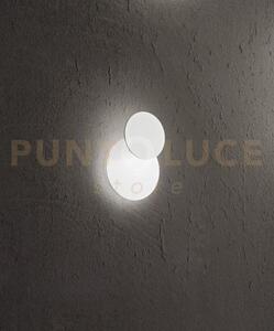 Applique in metallo bianco drum led 22w 3000k cri?80 220-240v 50/60