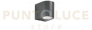 Applique one antracite 1 luce attacco gu10 ip54 6,7x9,3x8cm