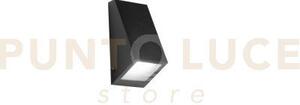 Applique popup nera in metallo ip44 1 luce attacco gu10 71x69x145mm