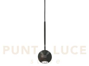 Archimede lampada a sospensione con rosone magnetico colore nero to