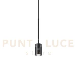 Archimede lampada a sospensione con rosone magnetico colore nero ci