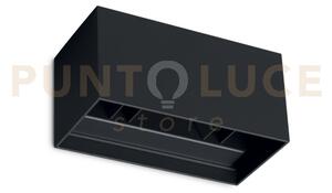 Atom applique da esterno 25w 2250 lm 4000 k nero ip54 doppia emiss