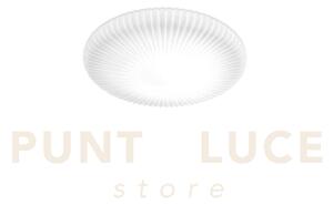 Atrium plafoniera in vetro bianco 3000k led 22w 2200 lm d.45cm