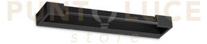 Balance applique a parete 3000k led 12w 1450 lm nero 45cm