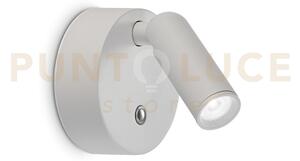 Bean applique a parete con interruttore tattile led 3000k 3w 200 l