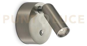 Bean applique a parete con interruttore tattile led 3000k 3w 200 l