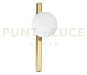 Binomio applique a parete 1 luce attacco g9 lampadina inclusa color