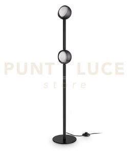 Bloom lampada da terra a led 3000k 11w 1400 lm colore nero h.169,5cm