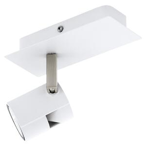 Spot Contemporaneo Vergiano In Alluminio Bianco 1 Luce Gu10 4,8W Ip20