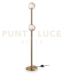 Bloom lampada da terra a led 3000k 11w 1400 lm colore ottone h.169,5cm