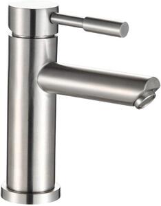Rubinetto per lavabo - Rubinetto per bagno - Miscelatore - Per lavabo - Acciaio inossidabile - 1 kg - Argento