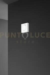 Bottone plafoniera in metallo bianco opaco 1 luce attacco gx53 11,5cm