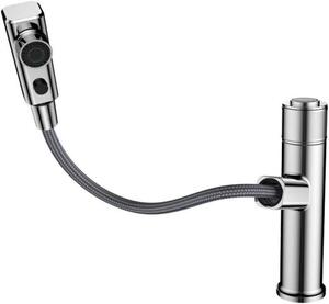 Rubinetto per lavabo - Rubinetto per bagno - Uso quotidiano - Acciaio inossidabile senza piombo - 13 mm - Acciaio inossidabile