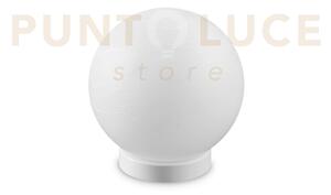 Carta lampada da tavolo 1 luce attacco e27 effetto carta bianco d.20cm