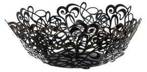 Centrotavola di design scarabocchio grande nero