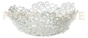 Centrotavola di design scarabocchio piccolo bianco marmo
