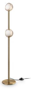 Lampada Da Terra Bloom 2 LED 11W Luce Calda Ottone Ideal Lux