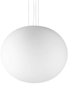 Lampada A Sospensione Cotton E27 Bianco Altezza Regolabile Ideal Lux