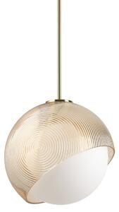 Lampadario Bloom Ottone E27 Dimmerabile Altezza Regolabile Ideal Lux