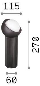 Lampada Da Tavolo Bloom Ottone Dimmerabile 4W G9 Ideal Lux