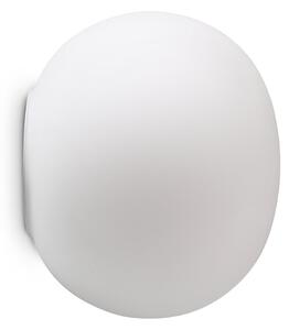 Lampada Da Parete Cotton E14 Bianca Dimmerabile Alluminio/Vetro Ideal Lux