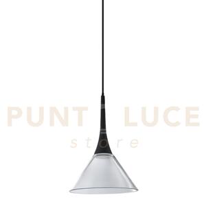 Cocktail sospensione in metallo colore trasparente 1 luce 3000k 7w 