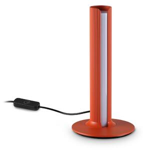 Lampada Da Tavolo Dorica LED 8W Luce Calda 3000K Arancione Ideal Lux