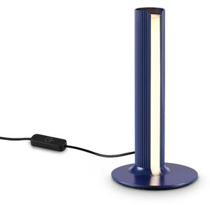 Lampada Da Tavolo Collezione DORICA LED 8W Luce Calda Blu Ideal Lux